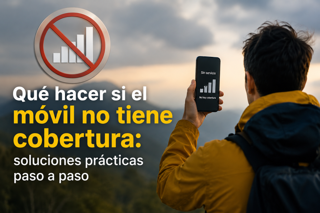 Qué hacer si el móvil no tiene cobertura: soluciones prácticas paso a paso