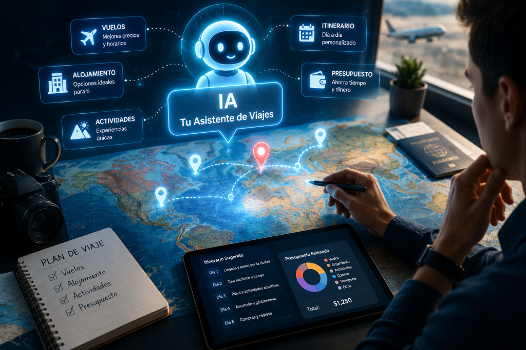 Cómo utilizar ChatGPT para organizar un viaje: guía práctica para planificarlo todo