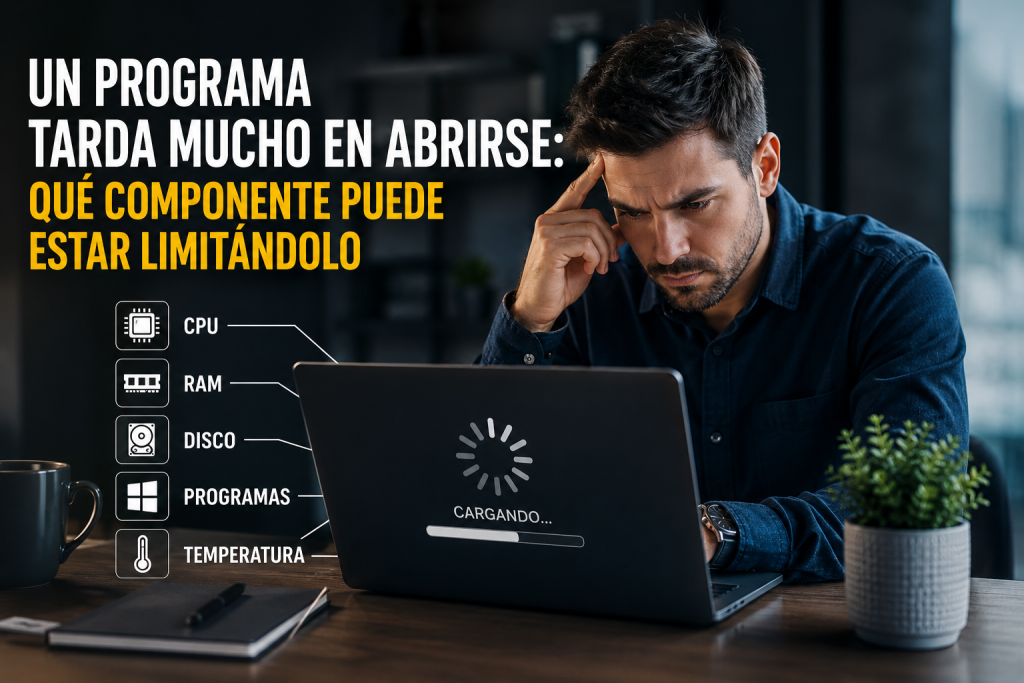 Un programa tarda mucho en abrirse: qué componente puede estar limitándolo