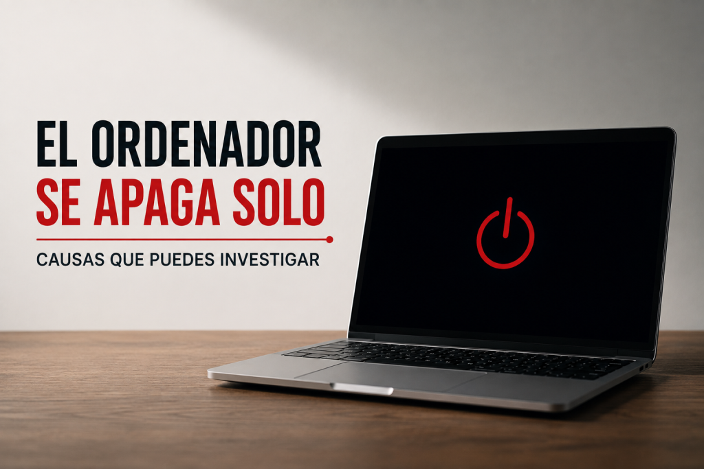 El ordenador se apaga solo: causas que puedes investigar