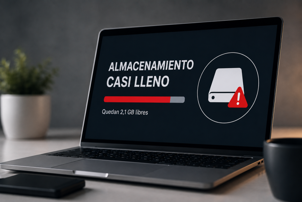 El disco está casi lleno: cómo liberar espacio sin borrar archivos importantes