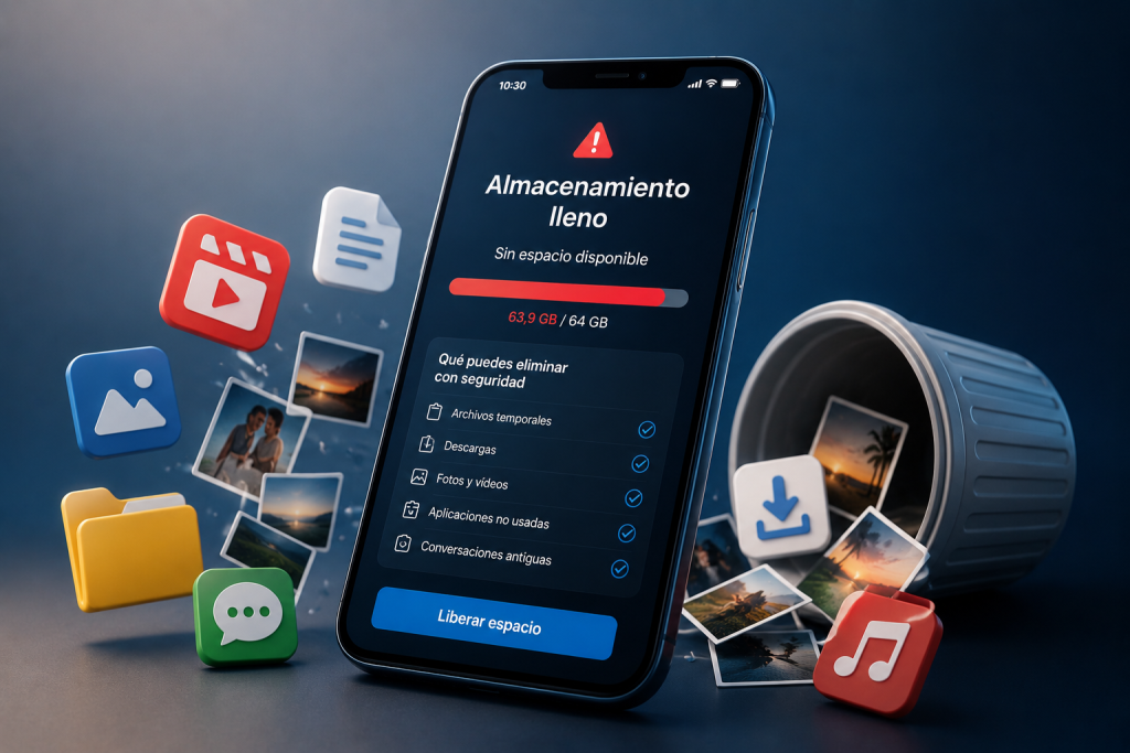 El móvil se ha quedado sin espacio: qué puedes eliminar con seguridad