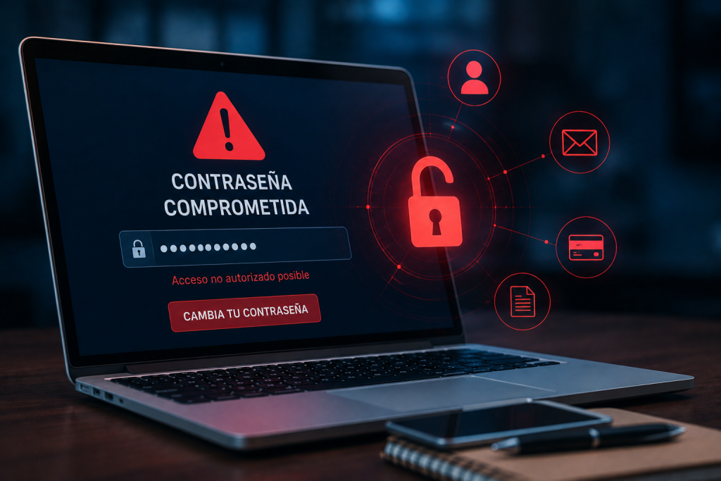 He introducido mi contraseña en una página sospechosa: qué hacer ahora