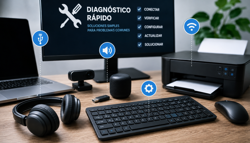 Problemas habituales con dispositivos y periféricos: diagnóstico rápido