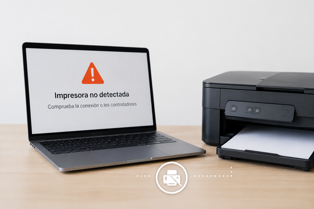 El ordenador no detecta la impresora: soluciones paso a paso