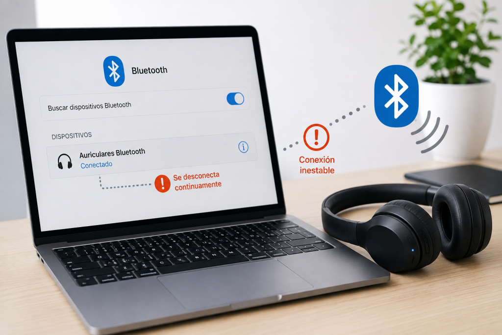 Un dispositivo Bluetooth se desconecta continuamente: cómo encontrar la causa