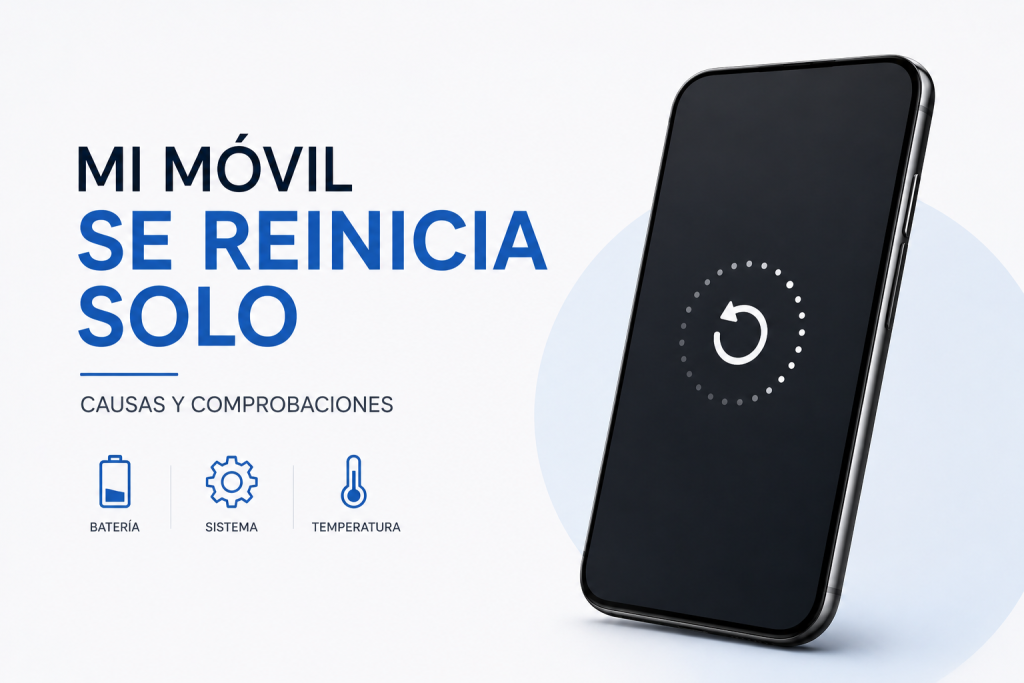 Mi móvil se reinicia solo: causas y comprobaciones
