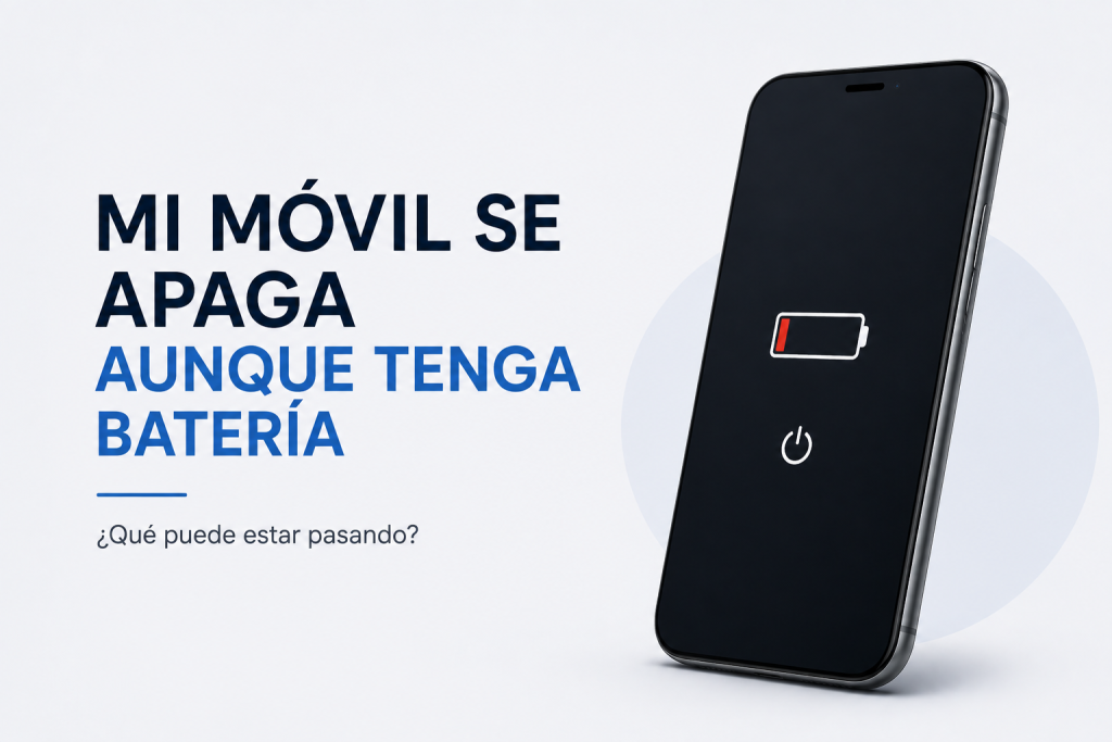 Mi móvil se apaga aunque tenga batería: qué puede estar pasando
