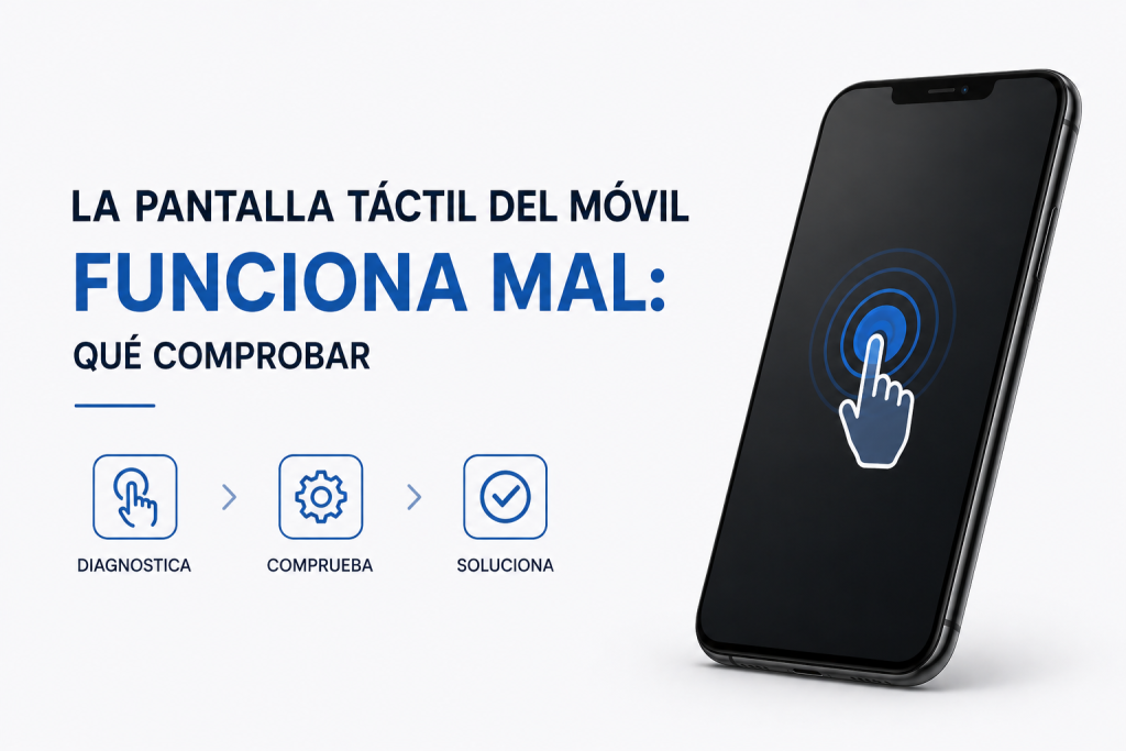 La pantalla táctil del móvil funciona mal: qué comprobar