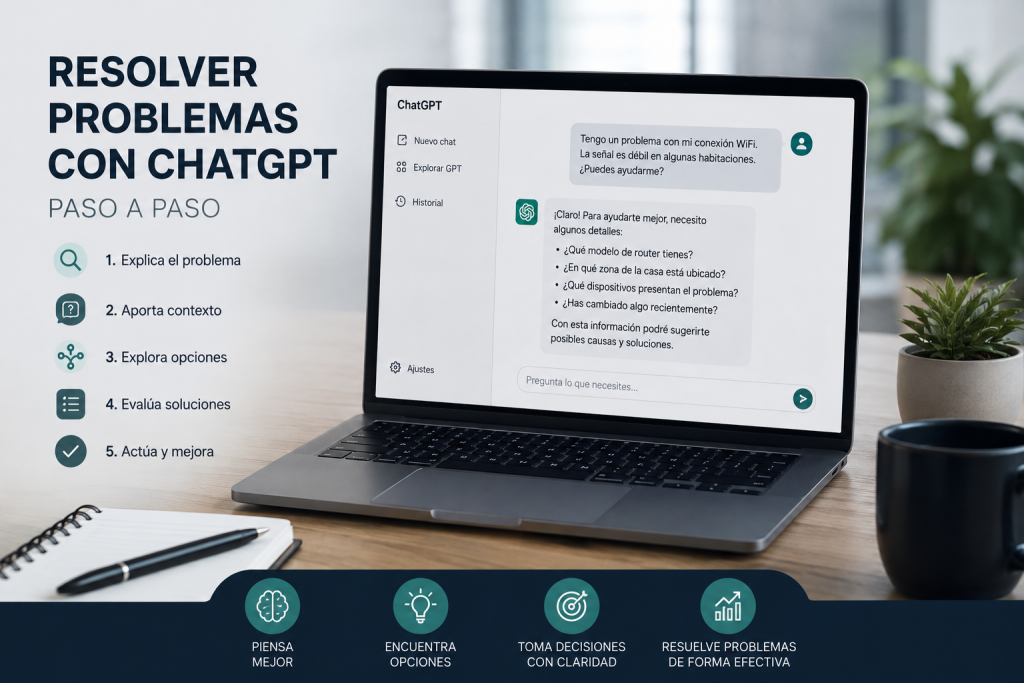 Cómo usar ChatGPT para resolver problemas cotidianos paso a paso